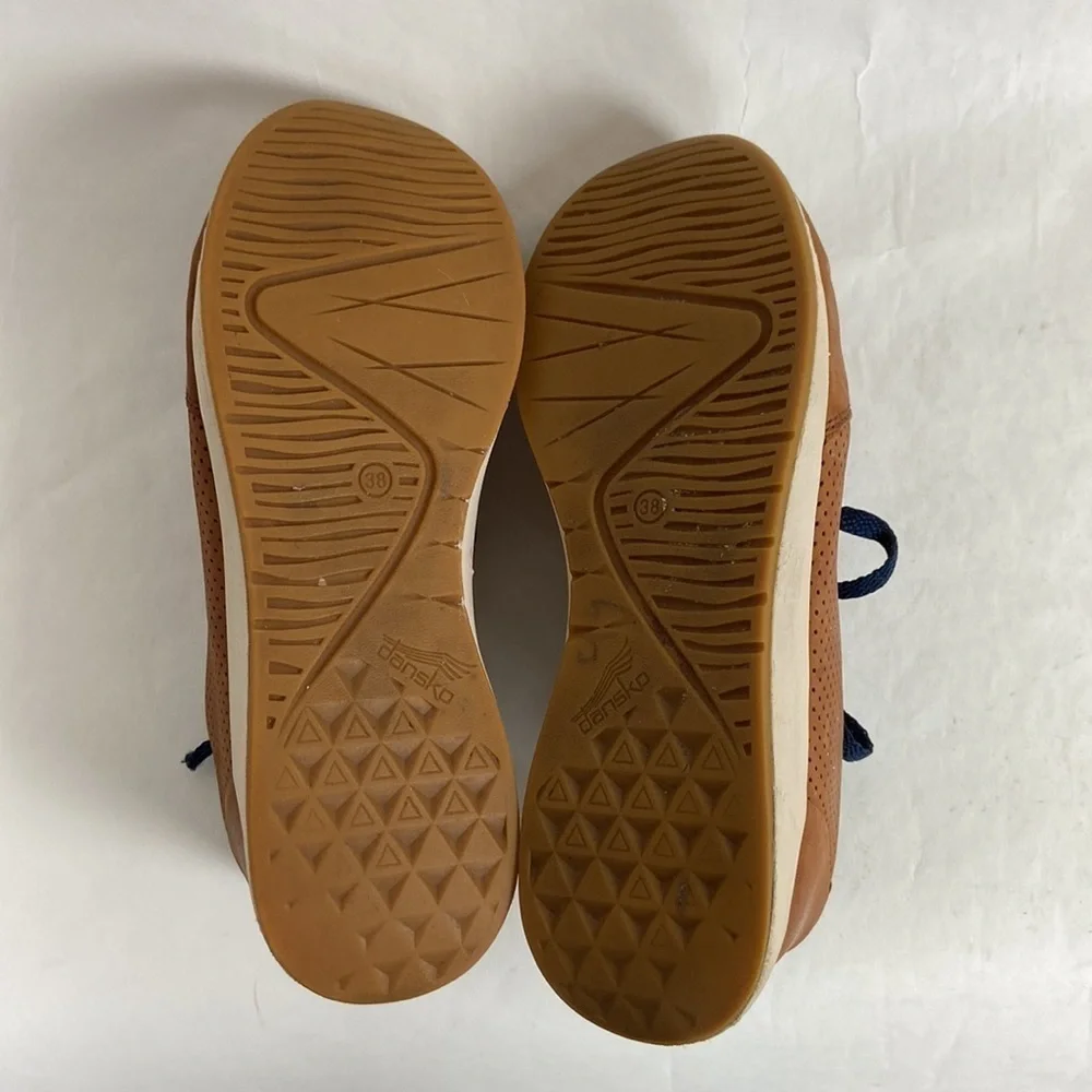 Dansko Christina Leather Nubuck Lace Up Sneaker